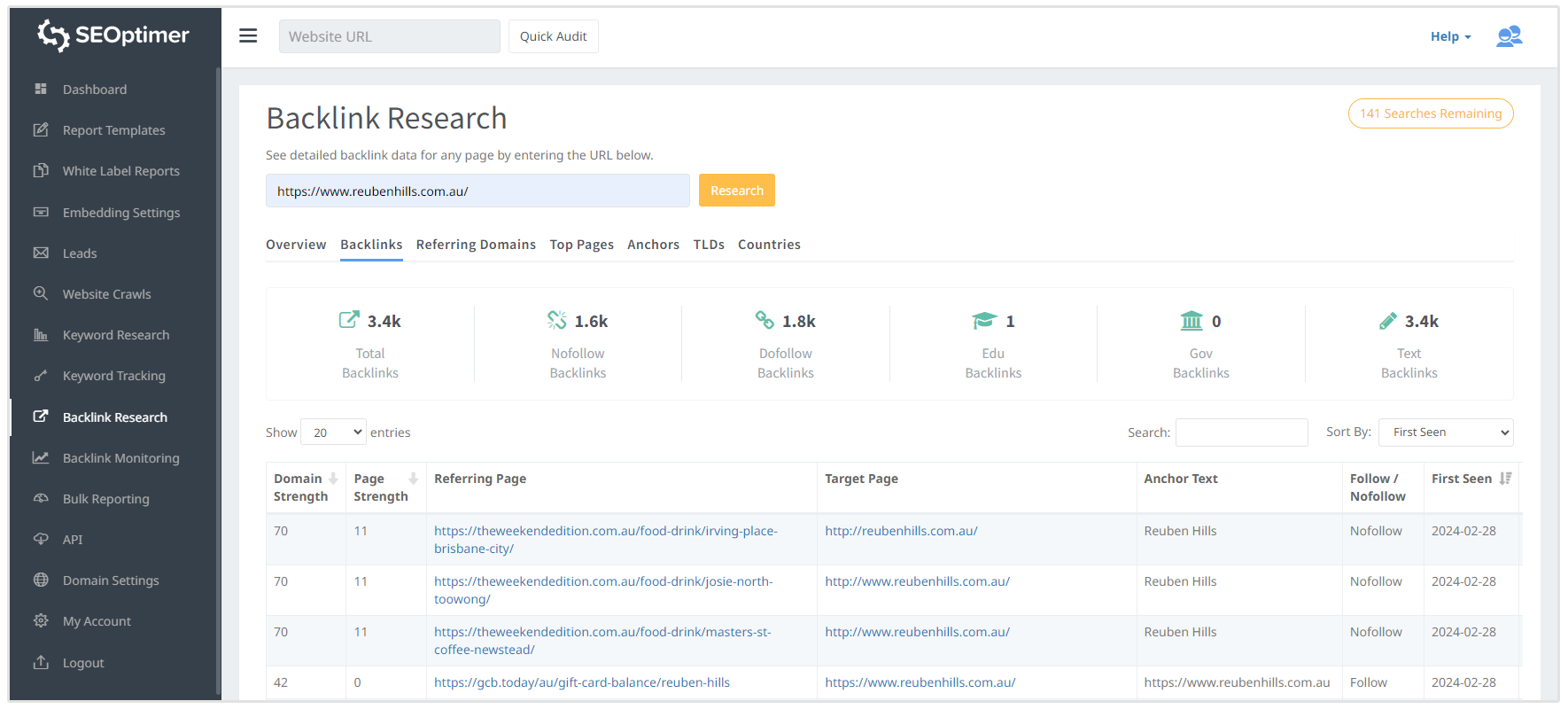 backlink research tool